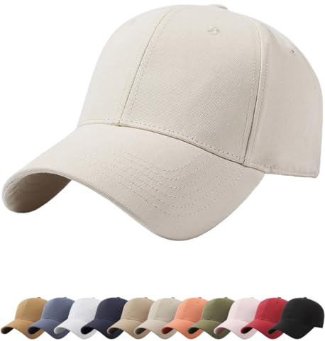 Cozyan Cappelli con Parasole Berretto da Tennis da Golf Visor Sportive Cappello per Donna Uomo Cappellino con Visiera 100% Cotone Unisex con Visiera Cappello Donna Estivo