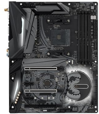 for X470 Motherboard Unterstützt Ryzen 9 5900X R7 5700X3D R5 5600G CPU 4xDDR4 3466MHz NVME M.2 AM4 Board for ASRock, Replacement Part