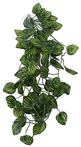 Generic Simulering Green Vine Realistisk Form för Reptil Regnskogslåda Fint Hantverk Hängväxt False Vine för Dekoration och Landskapsarkitektur Av Akvarier, Reptillådor och Akvarier för (#1)
