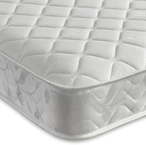 Starlight Beds Einzelbett-Matratze, Memory-Schaum-Matratze mit Federn, weich, weiß, 17 cm tief
