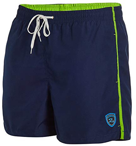 Zagano Costume da bagno da uomo e ragazzo, pantaloncini da bagno da uomo, pantaloncini da bagno da uomo, pantaloncini corti da uomo, lunghezza S-6XL, prodotto nell'UE, Blu scuro, 5XL
