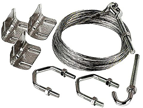 Spänntråd/fångstögonbult kit | antenner/diskantenn monteringssatser antenn/satellitutrustning, 1 x antal - K6F