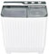TANGZON Twin Tub Washing Machine, 10.5/8.5/4.5KG Portable Washer and Spin Dryer Combo with Timer Control, Compact Washer for Camping Dorm Caravan RV, 7.5/6.5/3.5KG Washer 3/2/1KG Drying (10.5KG, Grey)