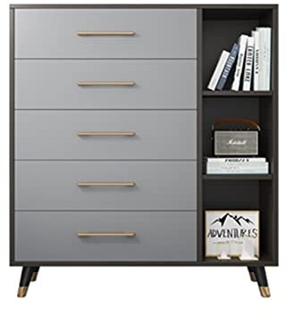 WENMENG2021 Kommode Schrank Kommode Schlafzimmer Lagerschränke Einfache Multifunktionslagerschränke Wohnzimmer Fach-Art Kommode Beistellschrank (Size : 100cm)