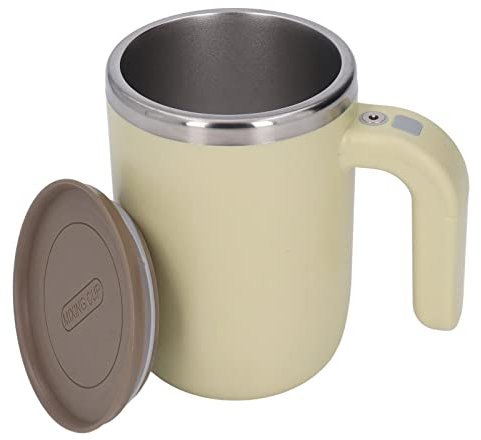 Taza de Café Automezclante Automática, Taza Autoagitadora Carga Magnética Eléctrica Agitación Automática Taza de Acero Inoxidable para Café Té Chocolate Caliente Leche