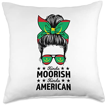 Kinda Moorish kinda American Moors Sri Lanka Throw Pillow