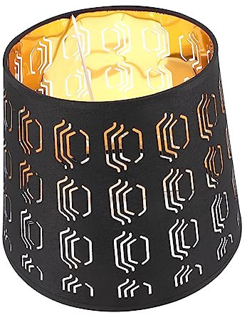 Zerodeko Fabric Hollow Lamp Shade Creative Desk Lampshade for Home Hotel Office Soft Light Cover for Table Lamp Easy to Install Lightweight Modern Design for Cottagecore Decor