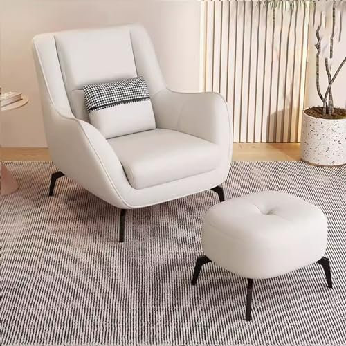 Schlafsessel mit Bettfunktion Ottomane mit Stauraum Loungesessel Stuhl Fernsehsessel，Massivholzrahmen Robust und Langlebig for Wohnzimmer Schlafzimmer, Büro (Color : G)