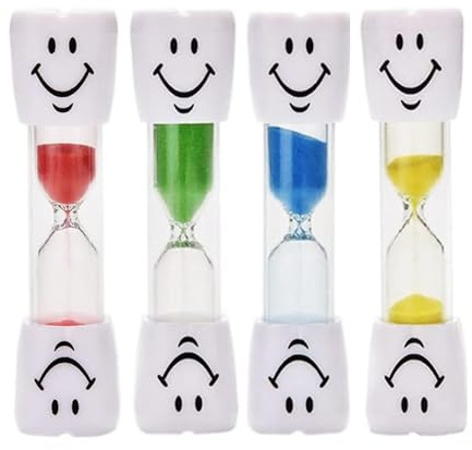 Asheyya 4PCS Toothbrush Timer for Family, 2 Minute Timer for Teeth