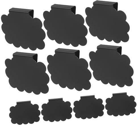 STOBOK 10stücke Tafel Etiketten Zum Anklipsen Tafeletiketten Für Körbe Und Behälter Wiederverwendbare Clip Labels Für Supermarkt Und Lager Praktisch Und Langlebig