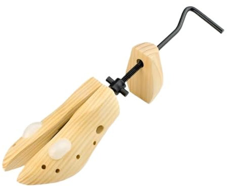 AYXAMO Allarga Scarpe Uomo，Allarga Scarpe Forma Regolabile in Legno da 1 Pezzo for Scarpe da Donna e da Uomo, Tendiscarpe Professionali, Pompe, Stivali, espansore(L)
