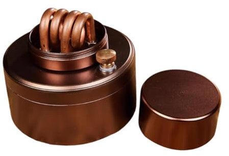 Sharplace Spirit Burner Alcohol Furnace Lightweight Alcohol Burner Camp Furnace for Household Tourist Restaurant Camping Kitchen Gadget, Brown