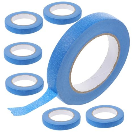 STOBOK 6rollen Abdeckband Aus Dünnes Washi-klebeband Wand-abdeckband Heim-farbband Beschriftungsbänder Künstlermalbänder Für Malen Schutzsprayen Zeichnen