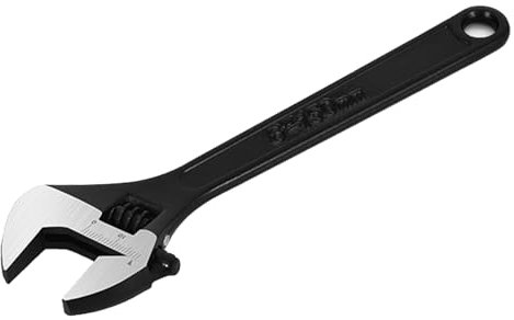 6Inch Adjustable Spanner, 150mm Small Adjustable Spanner with 19mm Jaws and Metric Scale, Mini Wrench with Rust-Resistant Nickel Coating for Plumbing, Bike, Car & DIY Repairs