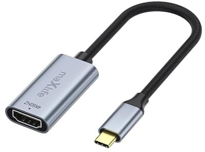 USB-C vers HDMI 4K 60HZ Adaptateur de transmission audio vidéo Maxlife Noir