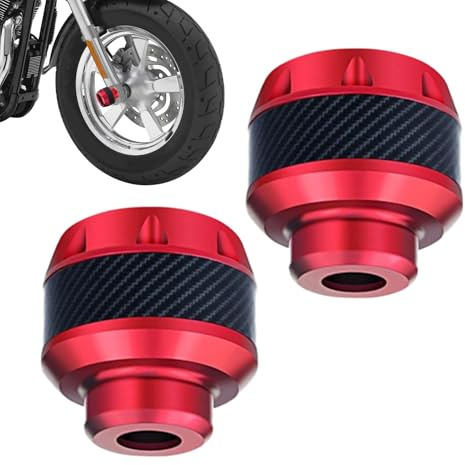 Fork Slider, Gabel Frame Sliders, 2x Aluminiumlegierung vordere Gabelrahmen Sliders, Fallender Schutz, Sicherheitsausrüstung für die meisten Motorräder Motorräder Moped Scooters