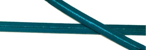 Großhandel für Schneiderbedarf 5 m Gummiband 8 mm Petrol