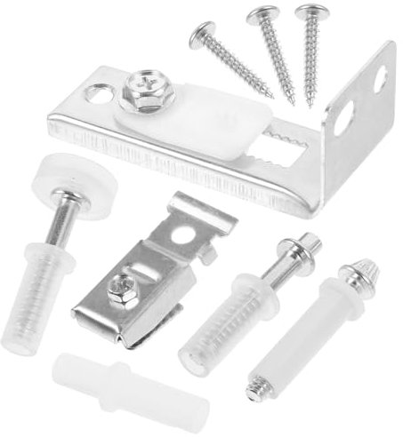 NUOBESTY Quincaillerie Pour Portes Pliantes Double Pivot Et Guide De Porte Rail De Roue Réparation Et Remplacement