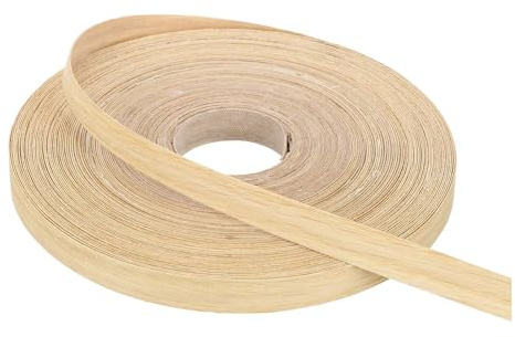PATIKIL 15mm White Oak Edge Banding,30.5 Meters Wood Veneer Tape Pre-glued | Flexible Plywood Edge Banding,with Hot Melt Adhesive,for Furniture Restoration,100 ft