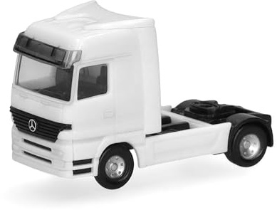 Herpa Teileservice, Spur N, Zugmaschine 2achs Mercedes-Benz Actros LH (1996), 2 Stück im Maßstab 1:160, Miniatur Modell, Kunststoff