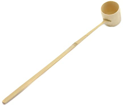 La louche à thé en Bois à Manche Manche Eau Mini Mini-Scoop to The cuillère de cérémonie