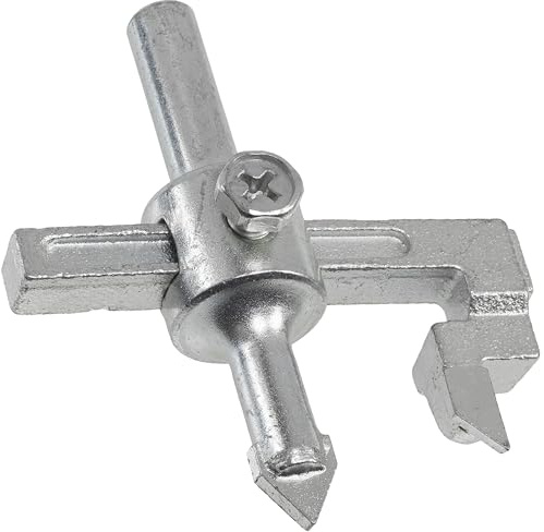 AERZETIX - K38342 - Einstellbarer kreisschneider-zirkel für fliesen 100mm - kreisförmige anreißwerkzeuge
