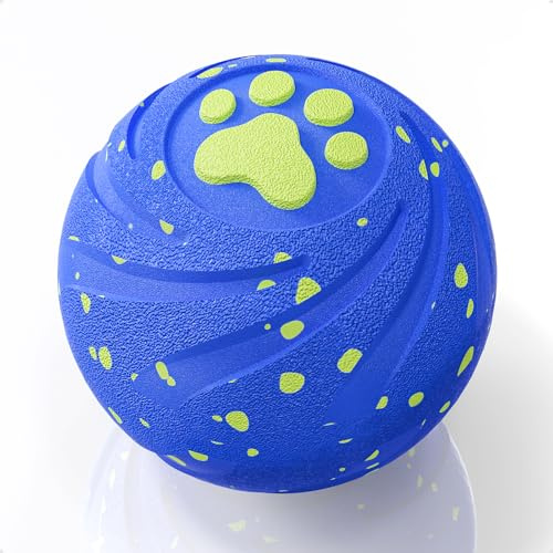 Shepatio Hundespielzeug - Interaktiver Hundeball, Self Moving Dog Ball für Hunde, Intelligentes Hundespielzeug mit 3 Spielmodi, Geburtstagsgeschenk, USB Wiederaufladbar (Blau)