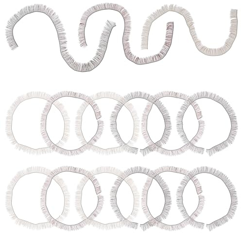 Mobestech 15pcs Simulated Eyelash Strips for Dolls DIY False Eyelashes Craft Accessories Enhance Doll Eyes Brightness and Charm for Reborn