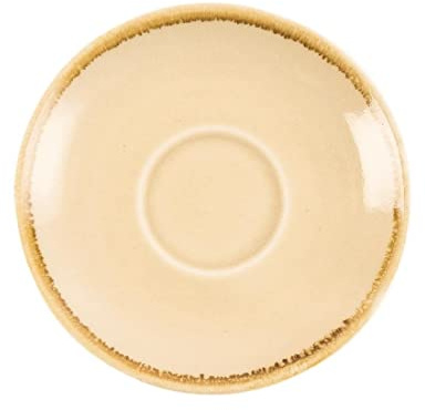 Olympia Kiln Espresso-Untertassen-Set aus Sandstein, 115 mm/4,5 Zoll (6 Stück), passend für Tassen: GP328, GP344, GP360, GP476 – GP329