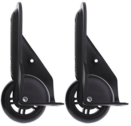 MagiDeal 1 Paar Ersatz Räder Reparatur Ersatzrollen für Trolley Reisekoffer Stoffkoffer