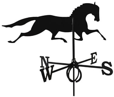 Girouette Cheval en fer forgé grand modèle