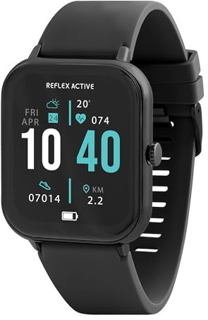 Reflex Active Series 23 Black Strap Fitness Calling Smart Watch