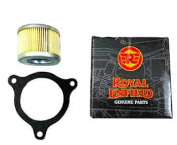 AEspares Ölfilter mit Dichtung passend für Royal Enfield Himalaya + Scram 411cc 4888464