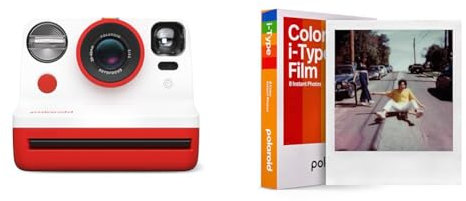 Polaroid Now Gen 2 Fotocamera Istantanea - Rosso & Pellicola Istantanea Colore per i-Type - 6000