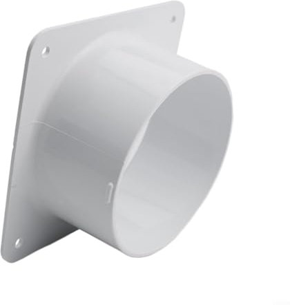 HEBEOT 100Mm/150mm/ 200Mm/ 250Mm/ 300Mm Duct Connector Flange Indoor And Outdoor Air Vent Duct Connector Flange For Heating/Cooling(150mm)