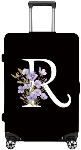 CREATCABIN Funda para Maleta,Protectora para Baúl de Viaje,Equipaje con Cremallera,Banda Elástica,Tapa para Maleta,Resistente A Arañazos,Se Adapta A 22-25 Pulgada de Protección para Equipaje