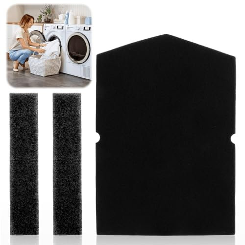 Filtre de Rechange en Mousse pour Sèche-Linge, Set de Filtre Seche Linge, filtres en mousse de rechange - Compatible pour les Modèles 6057930, 9688381, 9688380, pour Sèche-Linge à Pompe à Chaleur