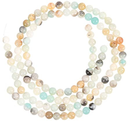 Angoily Strisce Perline Pietra Per Braccialetti Fai Da Te Perline Naturali Per Gioielli Artigianali Multifunzionali e Resistenti All Usura