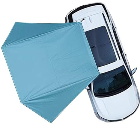 WPWSDWMX Toldo Coche Toldo Lateral para Camper, Versátil, para Camping, con Poste, Impermeable, Universal, de Tela Oxford, Anti-UV(300cm/118in)