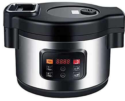 Cuiseur à Riz (10/13 L) Professionnel antiadhésif, Grande capacité, Maintien au Chaud Automatique, pour hôtels, Restaurants, cantines, pour 10 à 25 Personnes, 220-240 V, US/EU (13
