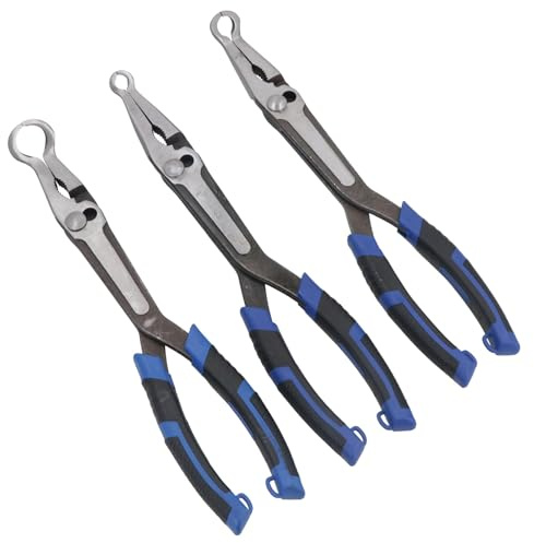Long Reach Round Nose Hose Pliers 8mm 16mm and 22mm 275mm 11in Long