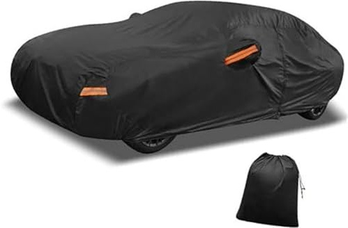 Vectzeta Cubierta de coche, for Subaru, película aluminio BRZ, impermeable al aire libre, protección contra el sol, la lluvia, nieve Cubierta completa para coche al aire libre