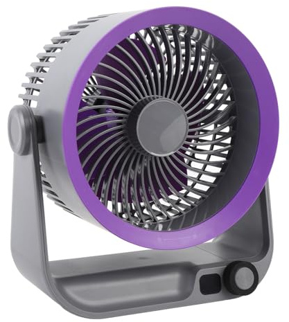 Yctze Circolatore Portatile Senza Fili, Potente e Silenzioso, per Tutta la Stanza, la Camera da Letto e la Scrivania - Migliora il Flusso d'aria e l'efficienza di Raffreddamento con le Impostazioni,