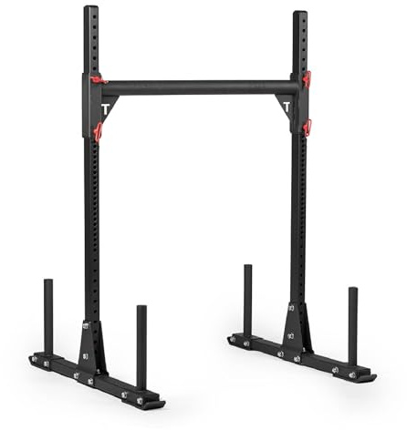 Titan Fitness T-3 Series Short 72 Strongman Yoke, 750 LB Capacity, Multi-Functional Stand for Yoke Carry, Squat Rack, Push/Pull Sled, Fat Bar Pull-Up Station, Workout Equipment for Home or Garage Gym
