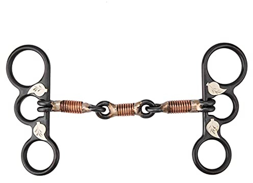 Pferdegebiss, Edelstahl-Pferdetrense, Pferdetrainingsgebiss, Mit Kupferdraht Umwickelt, Monat Für Das Training von Reitausrüstung