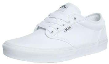 Vans Men's Atwood Sneaker, Canvas White/White, 10.5 UK