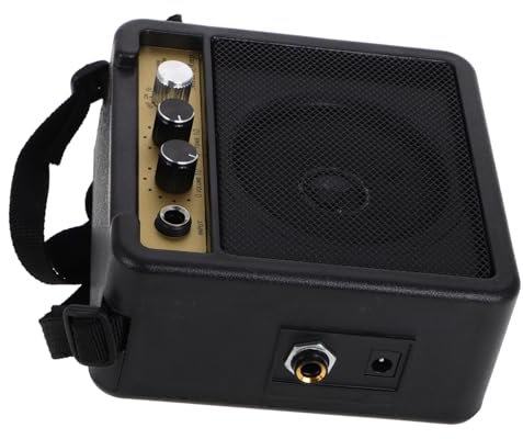 NUOBESTY Ampli Guitare Électrique Mini Amplificateur Guitare Sortie Sonore Puissante Effets Sonores Réglables Pratique Déplacement Instruments Audio