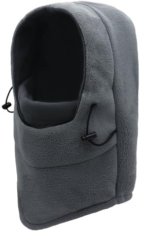 Outfly Vlies Sturmhaube Helm Winddicht Vollmaske Thermische Outdoor Kapuzen Hute Dual-Layer