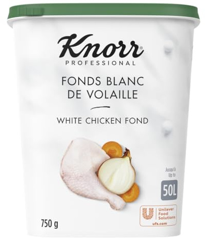 Knorr Fonds Blanc de Volaille Déshydraté 750g Jusqu'à 50l