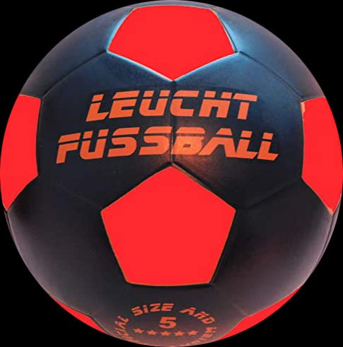 Night Kick Pelóta de Fútbol Ilumina NK BLACKMASTER- LED Interior se Enciende Cuando se patea – Brilla en la Oscuridad -Novedidad-Modello 2023